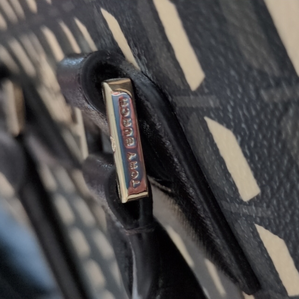 Tory Burch Brown and White satchel - Picture 9 of 10